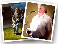 Paudie O'Connor at Dingle Record Shop