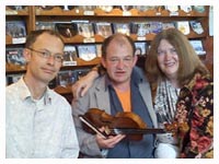 Mark and Philip Crickard at Dingle Record Shop