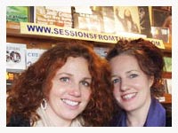 Michelle and Irene Flannery at Dingle Record Shop