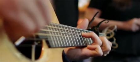 Donagh Hennessey on the Guitar
